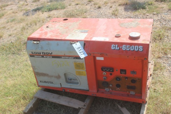 Kubota Lowboy Gl-6500s Generator