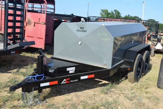 Bumper Pull Fuel Trailer 960 Gallon W/Mso