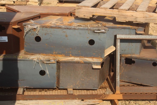 Pallet Of Metal Tool Boxes
