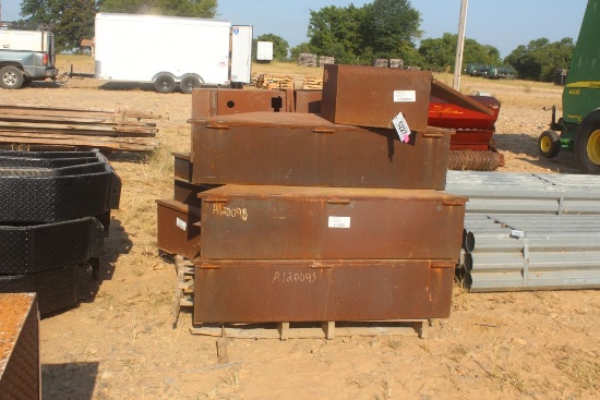 Pallet Of Metal Tool Boxes
