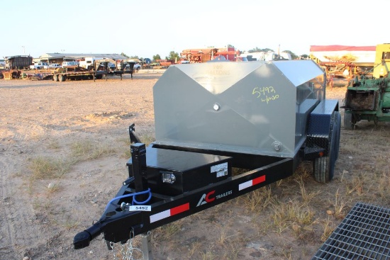 Bumper Pull Fuel Trailer 960 Gallons W/Mso