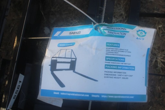 PALLET FORKS FOR SKID STEER