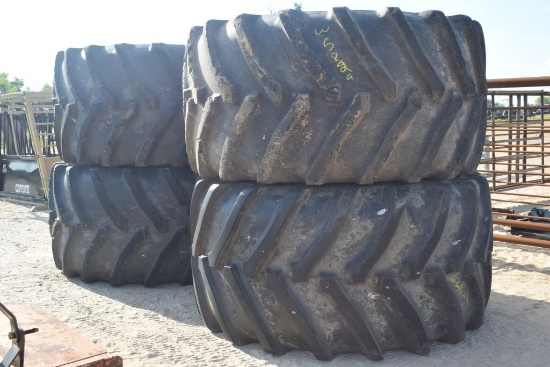 Case Steiger 550 Tractor Tires And Wheels, With Weights In 2
