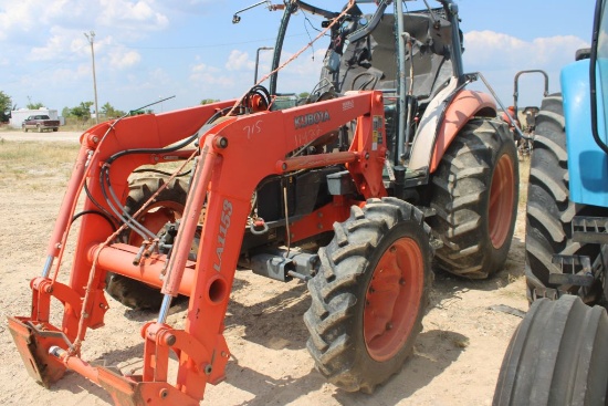 SALVAGE KUBOTA M7040 W/LA1153 LDR 4WD