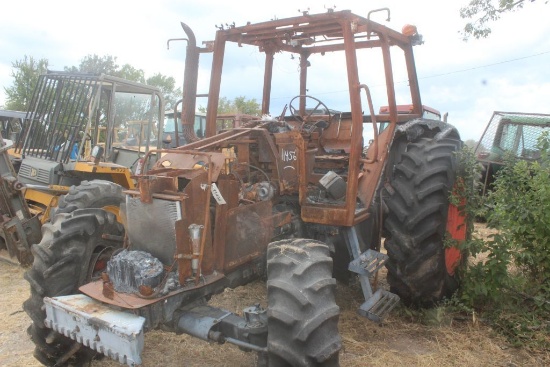 KUBOTA TRACTOR BURNT SALVAGE 4WD