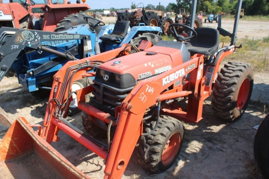 SALVAGE KUBOTA B7500 4WD ROPS W/LDR