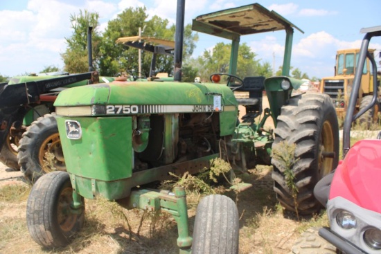 SALVAGE JOHN DEERE 2750 2WD W/CANOPY RUNS