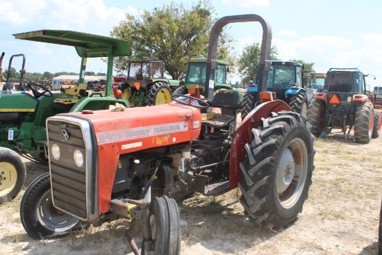 SALVAGE MASSEY FERGUSON 240S 2WD W/ROPS TERP TRACTOR (HOLE IN BLOCK)