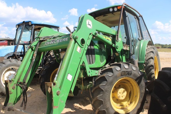 SALVAGE JOHN DEERE 6320 W/640LDR C/A 4WD