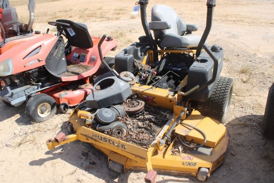 Salvage Hustler Zero Turn Mower W/Rops