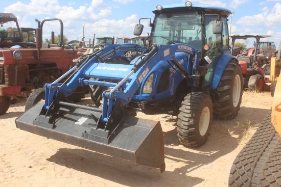 Salvage New Holland Boomer 50 C/A 4wd W/Ldr And Bucket