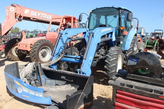 Salvage New Holland T4.75 C/A 4wd W/Ldr Missing Motor