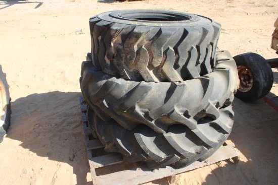 TRACTOR TIRE 13/624, 12/424 NEW, AND 14X17.5 LOADER TIRE