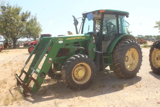 SALVAGE JOHN DEERE 6140D C/A 4WD W/LDR