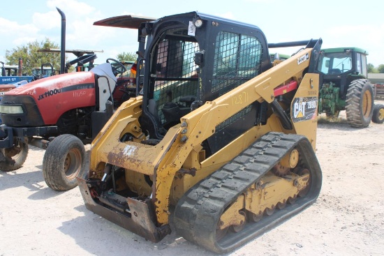 Salvage Cat 289d Rubbertrack Skid Steer