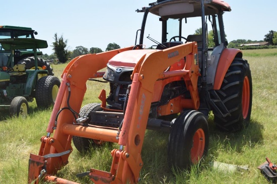 SALVAGE KUBOTA M9960 W/ LOADER CAB 2WD