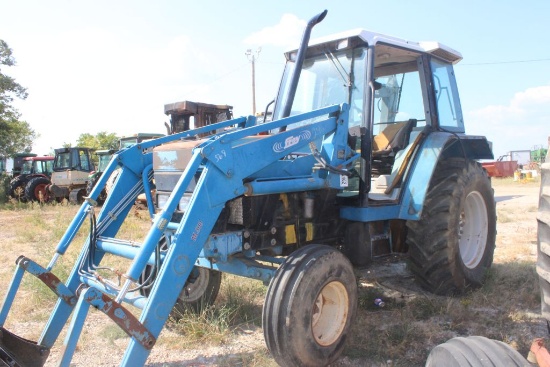 SALVAGE FORD 6640 WITH ML 500 FREY LOADER C/A 2WD TERP (HOLE IN BLOCK) 1185HOURS (WE DO NOT GUARANTE