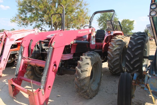 SALVAGE MAHINDRA 5570 W/LDR ROPSD 4WD