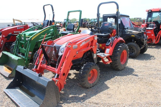 KIOTI CX 25 W/ LOADER & BUCKET ROPS 90.6HRS (WE DO NOT GUARANTEE HOURS) 4WD