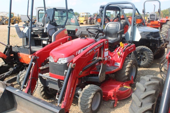 MASSEY FERGUSON GC1715 4WD W/ROPS & BELLY MOWER 154.5HRS (WE DO NOT GUARANTEE HOURS)