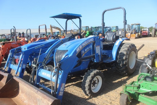 NEW HOLLAND WORKMASTER 35 ROPS W/LDR AND BUCKET 911.5HRS (WE DO NOT GUARANTEE HOURS)