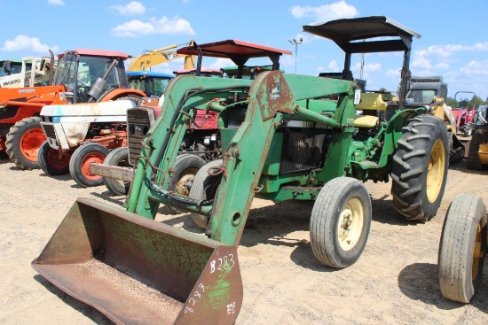 JOHN DEERE 2155 2WD CANOPY W/175 LDR AND BUCKET