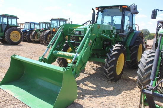 "JOHN DEERE 5100E C/A 4WD W/H260LDR AND BUCKET 1477.1HRS