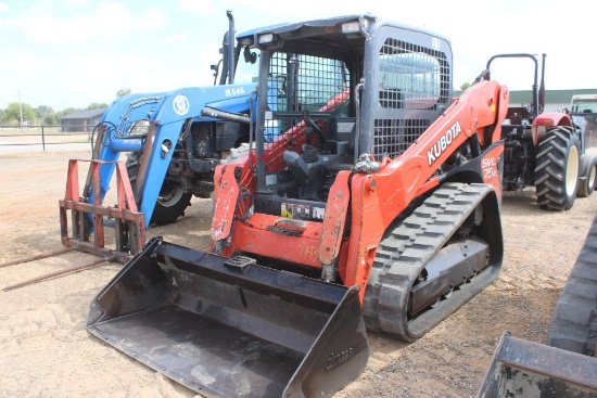 KUBOTA SVL 75.2 RUBBER TRACK SKID STEER W/LDR AND BUCKET