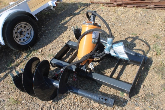 POST HOLE DIGGER FOR SKID STEER