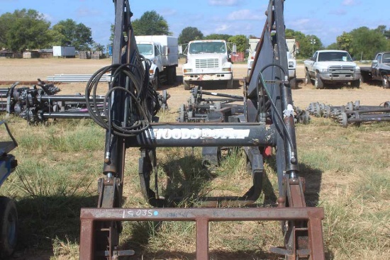 WOODS 360 DUAL LOADER W/BRACKETS AND HAY SPEAR