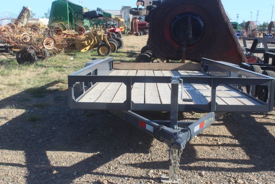 UTILITY BUMPER PULL TRAILER 83X16'