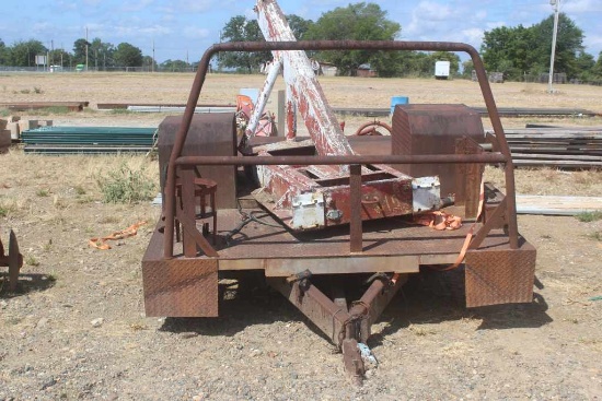BUMPER PULL HEAVY DUTY WELDING TRAILER