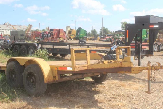 BUMPER PULL TRAILER 20' W/WINCH NO TITLE