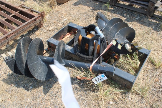 POST HOLD DIGGER FOR SKID STEER