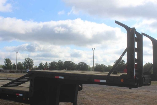 GOOSE NECK 2002 TANDEM W/RAMPS TO DECK, EQUIPMENT HAULER W/TITLE