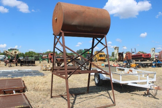 250 GALLON FUEL TANK ON STAND