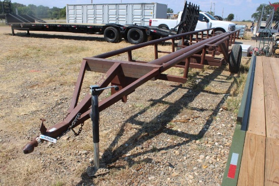 BUMPER PULL HAY HAULING TRAILER