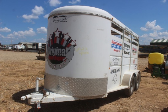 2019 BUMPER PULL 2 HORSE SLANT W/DRESSING ROOM AND SADDLE RACK