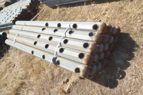 Octagon Metal Fence Posts