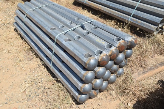 Octagon Metal Fence Posts