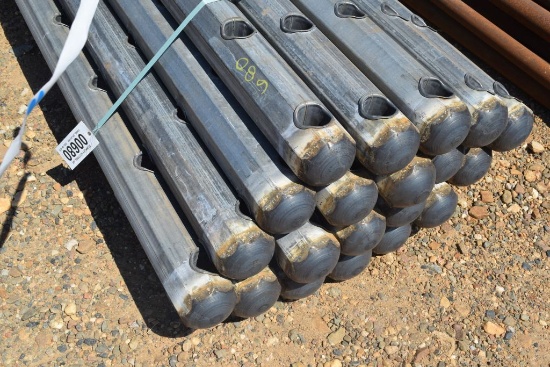 Octagon Metal Fence Posts