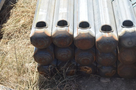 Octagon Metal Fence Posts