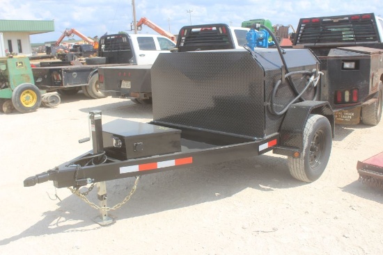 350 GALLON BUMPER PULL FUEL TANK W/ELECTRIC PUMP