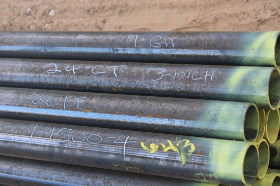 3" 7ga 28' Pipe