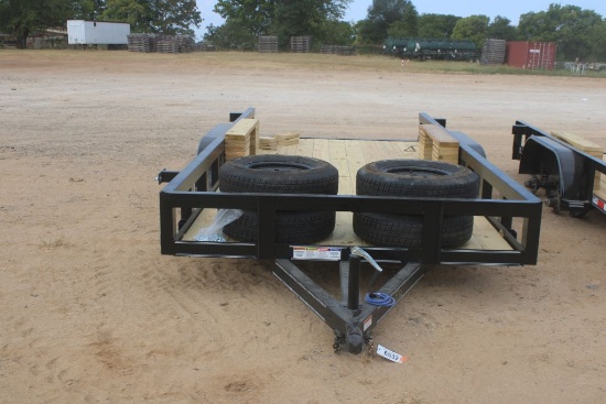 16' Bumper Pull Traler W/7000lb Axles