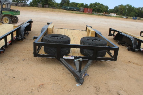 16' Bumper Pull Traler W/7000lb Axles