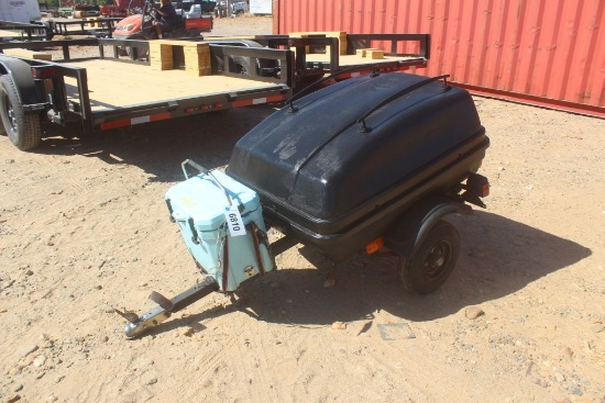 Motorcycle Trailer W/Swivel Hitch