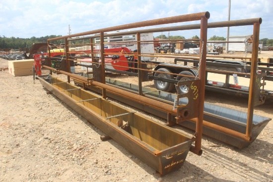Free Standing Panel W/ Trough