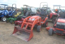 KUBOTA BX2670 4WD ROPS W/LDR AND BUCKET 965HRS (WE DO NOT GUARANTEE HOURS)