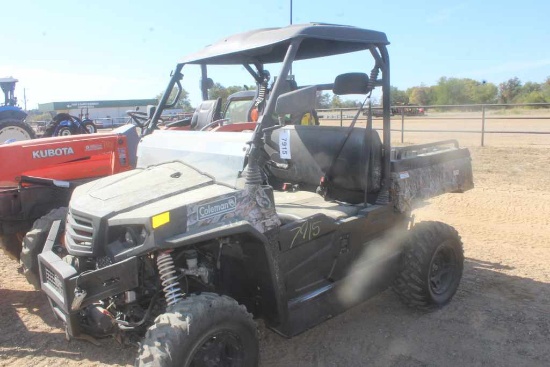 COLEMAN 550 SIDE BY SIDE 4WD 230HRS (WE DO NOT GUARANTEE HOURS)